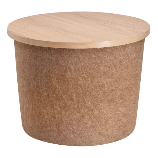 Felt Storage Stool from WOH_color Camel For Sale