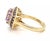 Late 20th Century LeVian Amethyst Pink & White Sapphires 14k Gold Octagon Ring - Size 7 For Sale - Image 5 of 7