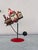 Vintage Christmas Folk Art Articulated Balancing Santa in Train For Sale - Image 9 of 11