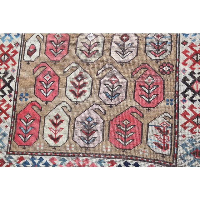 Antique Caucasian Gendje Rug For Sale - Image 15 of 16