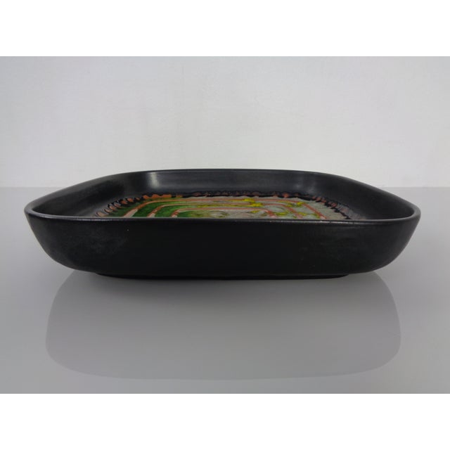 Glaze Ceramic 7402 Bowl from Karlsruher Majolika, Germany, 1960s For Sale - Image 9 of 18
