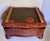 Antique Upholstered Wood Serpentine Storage Footstool on Bun Feet For Sale - Image 12 of 12