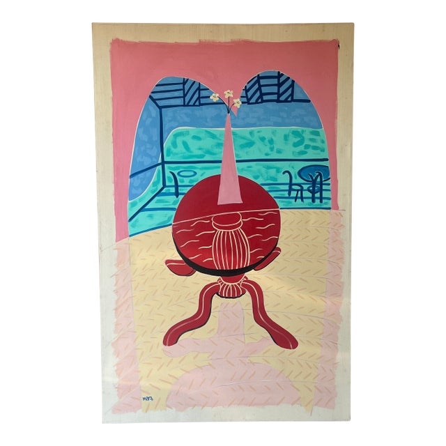 1990s Oversized Canvas Art For Sale