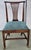 A 19th Century Martin Chippendale Style Mahogany and Upholstered Side Chair on Casters. Measures 20" in width x 20" in...