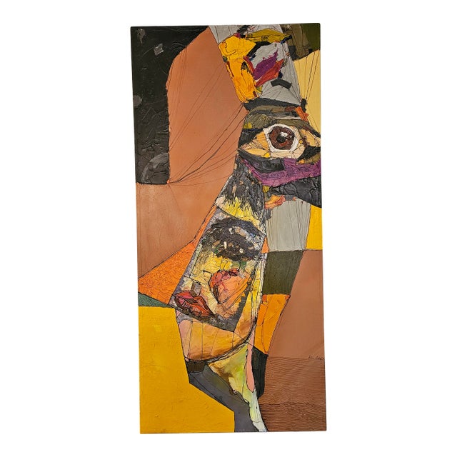 1977 Oil Painting by Kiamarz "Kia" Eshghi For Sale