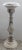 Intriguing Marble Balustrade Form Pedestal White and Gray From Italy -comes apart in 3 sections. This stylish and...