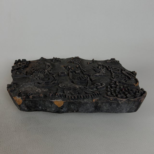 Carved Wooden Matrix Mold, Mid 20th Century For Sale - Image 3 of 11
