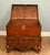 Unusual Portuguese wooden linen trunk or marriage chest, featuring attractive dark wood inlay and decorative brass...