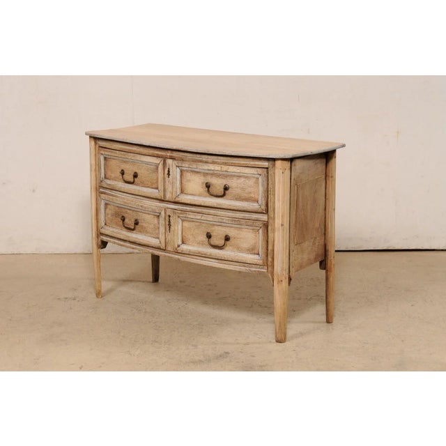 19th Century Italian Bow-Front Carved-Wood Chest, 19th Century For Sale - Image 5 of 11