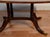 1940s English Regency Style Walnut Banded Satinwood Oval Top Coffee Table For Sale - Image 10 of 14