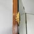Metal Mid-Century Modern Italian Free-Standing Mirror with Three Wooden Doors, 1960s For Sale - Image 7 of 18