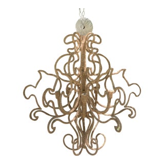Bohemian Contemporary Coco Bead Chandelier For Sale