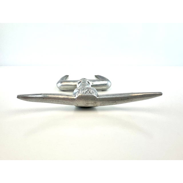 1960s Vintage Cast Aluminum Longhorn Steer Carving & Serving Fork For Sale - Image 5 of 9