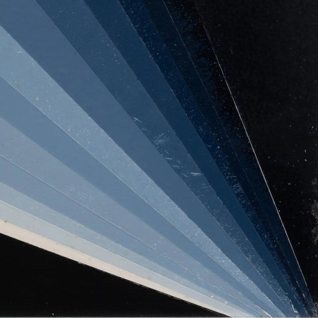 20th Century Belgian Artwork With Metal Frame By Rene Berdal For Sale - Image 9 of 9