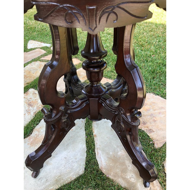 English Early 20th Century English Style Side Table For Sale - Image 3 of 7