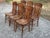 Rustic European Hold for Xavier - Antique Rustic Arts & Crafts Dining Chairs - Set of 6 For Sale - Image 3 of 12