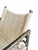 Attributed to Forbes for McGuire Vintage Campaign Safari Lounge Chairs in Woven Silk & Wood – Pair For Sale - Image 14 of 18