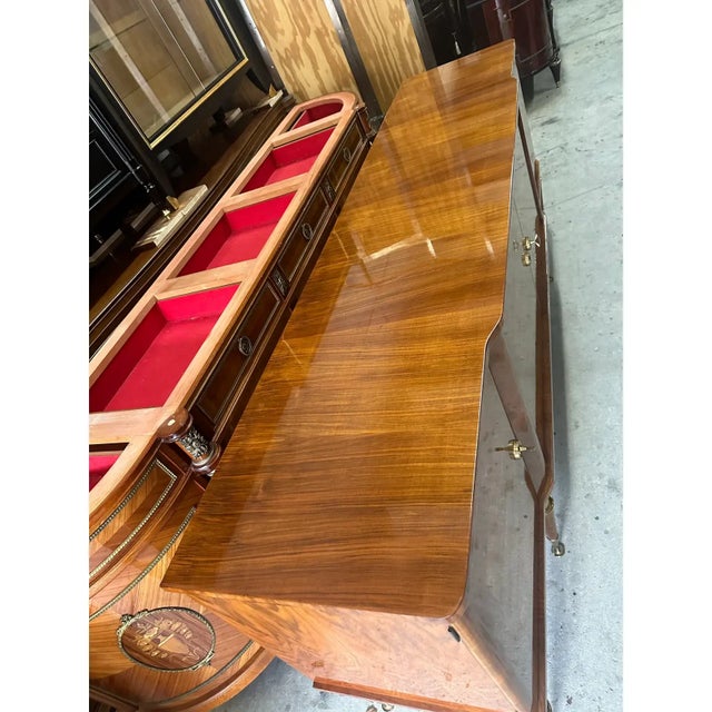 Sienna 1940s French Art Deco Burlwood Sideboard For Sale - Image 8 of 12