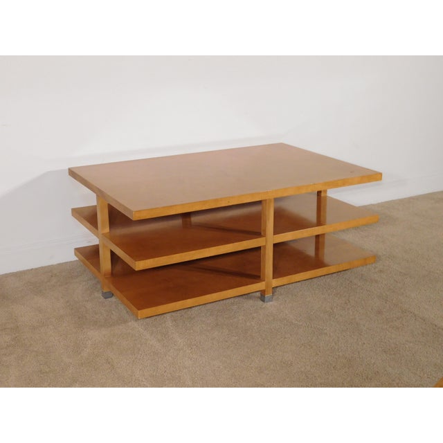Baker Furniture Archetype Collection 3 Tiered Coffee Cocktail Table For Sale - Image 12 of 15