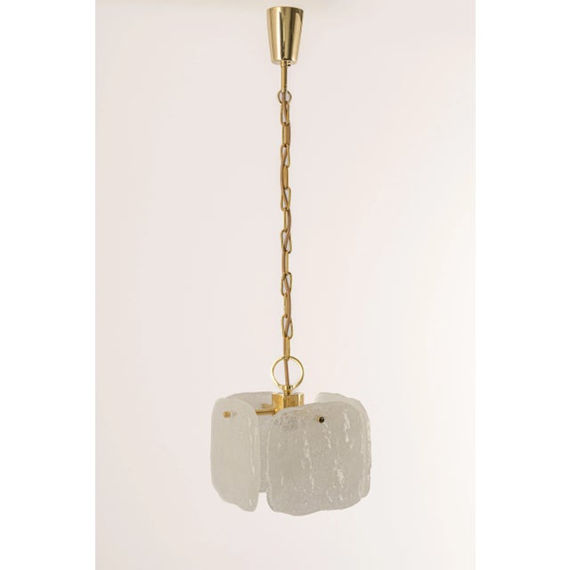 Petite Murano Glass Pendant Light by Kalmar, Germany, 1960s For Sale - Image 3 of 18