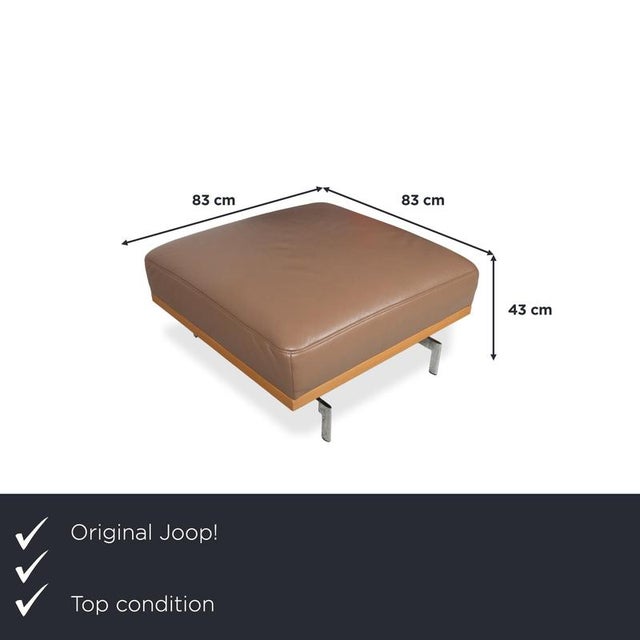 This stool belongs to JOOP!'s 24/7 series and perfectly replicates its material composition: a generous, caramel-colored...