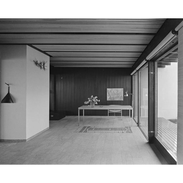 Brown Mid-Century Modern Danish PK51 Working Table by Poul Kjærholm E. Kold Christensen, 1960s For Sale - Image 8 of 9