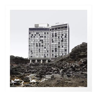 "The Standard Hotel" Contemporary Surrealist Style Architectural Landscape Print For Sale