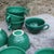 Green Glazed Ceramic Coffee Service by Blanche Letalle, 1950s, Set of 27 For Sale - Image 14 of 18
