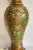 Chinoiserie Mid 20th Century Asian Champleve Cloissone Tall Brass Lamp Made by Marbro For Sale - Image 3 of 13