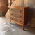 Vintage Wicker and bamboo chest of drawers The chest has 3 drawers with wooden detailed handles Wicker covers the top,...