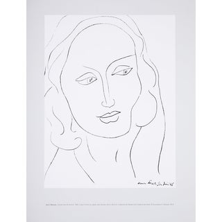Grande Tête de Femme Poster after Henri Matisse For Sale
