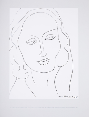 Grande Tête de Femme Poster after Henri Matisse