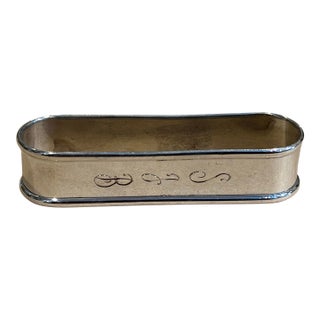 Antique Gorham Sterling Silver Napkin Ring For Sale