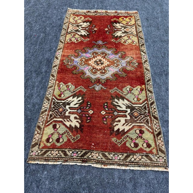Turkish Yastik Rug 1'6" x 2'11" #24202 Explore a curated collection of hallway runners, wool rugs, and handmade...