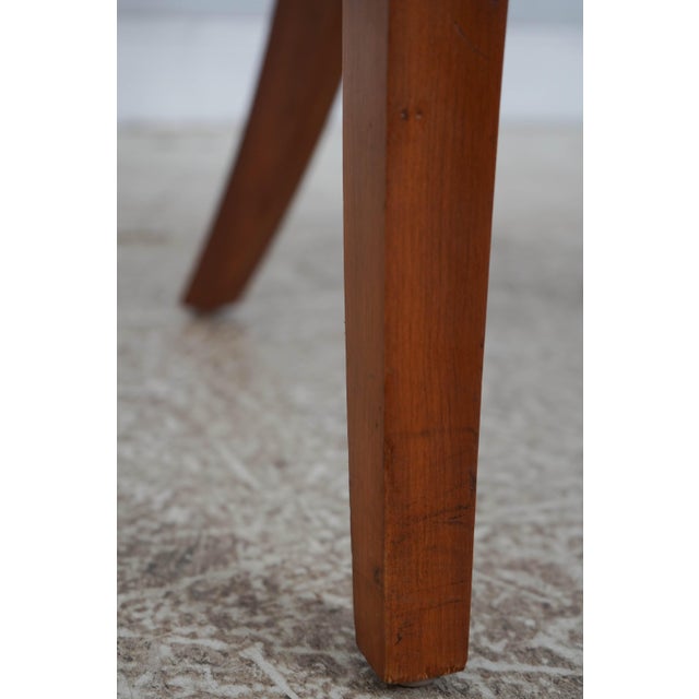 Set of 4 Ethan Allen Medallion Cherry Dining Chairs For Sale - Image 10 of 18