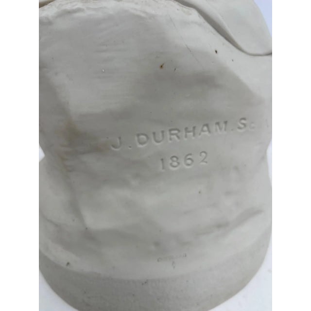 Antique English Bisque Sculpture Signed J. Durham 1814-1877. For Sale In West Palm - Image 6 of 12