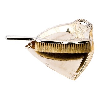 Art Deco Silvered Desk Set, Vienna, 1920s, Set of 2 For Sale