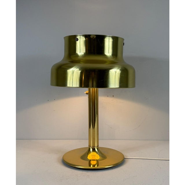 Gold Bumling Table Lamp by Anders Pehrson for Atelje Lyktan, Sweden, 1960s For Sale - Image 8 of 18
