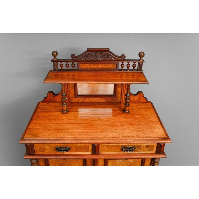 Gründerzeit Vertiko with Walnut Top, Late 19th Century For Sale - Image 14 of 18