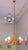 Danish Variable Height Chandelier with Five-Arms, 1970s For Sale - Image 4 of 7