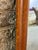 Brown Vintage Wooden Mirror, Early American For Sale - Image 8 of 15