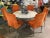 Mid-Century Modern Mid 20th Century Calacatta Marble Top Dining Table Attributed to Florence Knoll For Sale - Image 3 of 13