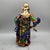 Late 20th Century Enameled Brass Guan Gong Sculpture, Colorful Cloisonne Warrior God Figurine, Chinoiserie Tabletop Decor For Sale - Image 5 of 8