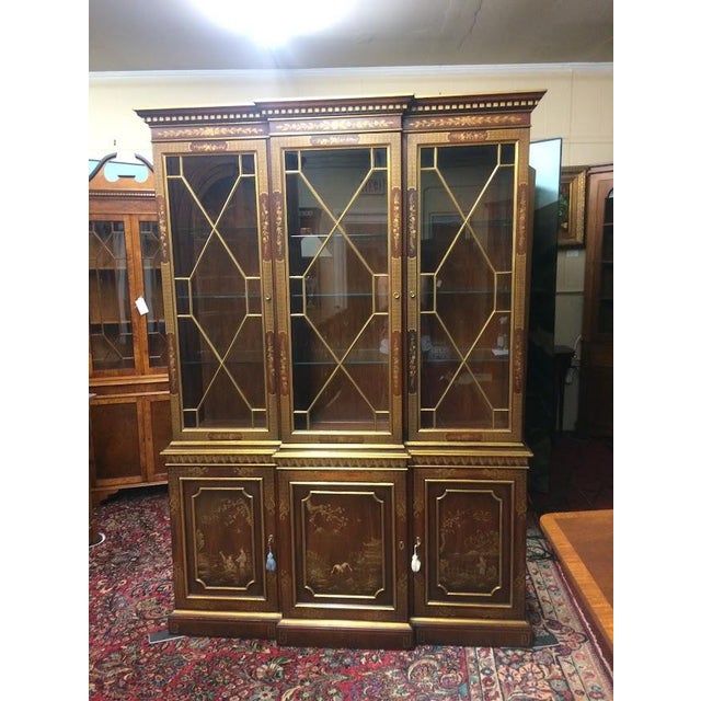 Chinoiserie China Cabinet, Kindel Furniture For Sale - Image 9 of 17