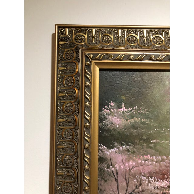 Very large acrylic painting. Absolutely brilliant, will certainly be a talking point in any house! Frame- 54” x 42” Scene...