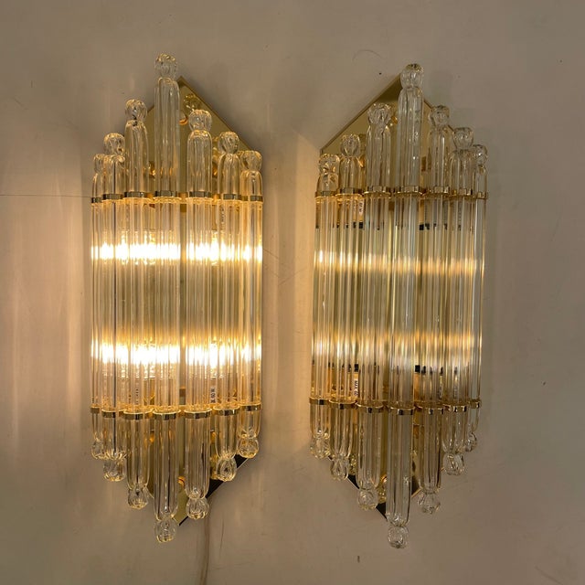 Hollywood Regency Sconces by Vadisa, 1980s, Set of 2 For Sale - Image 11 of 18