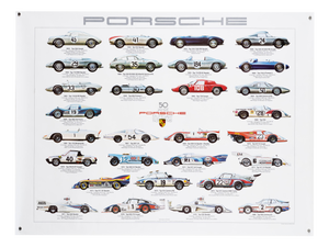 Original Porsche Poster by Ken Rush
