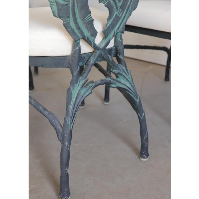 Mid-Century Modern Set of 4 Mid Century Modern Banana Leaf Chairs For Sale - Image 3 of 10