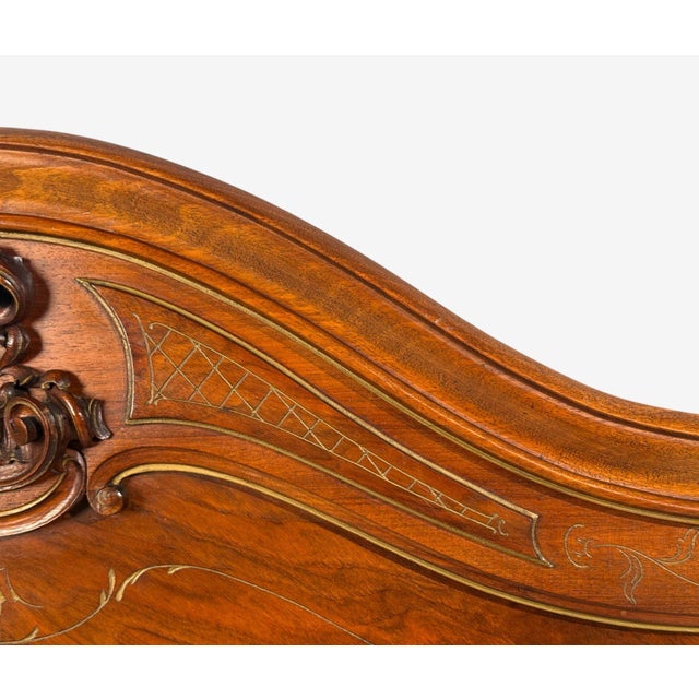 French Provincial Style, Twin Headboards, Walnut, Gilt, France, 20th C. For Sale In New York - Image 6 of 12