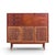 Jack Cartwright for Founders Mid Century Walnut and Cane Bar Cabinet This bar cabinet measures: 52 wide x 18.25 deep x...